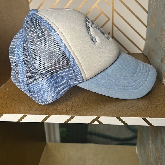 Giddy Up Buttercup H&M Light Blue & White Trucker Hat - Picture 7 of 8